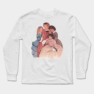 Jessie Willcox Smith - Little Women - Meg, Jo, Beth and Amy Long Sleeve T-Shirt